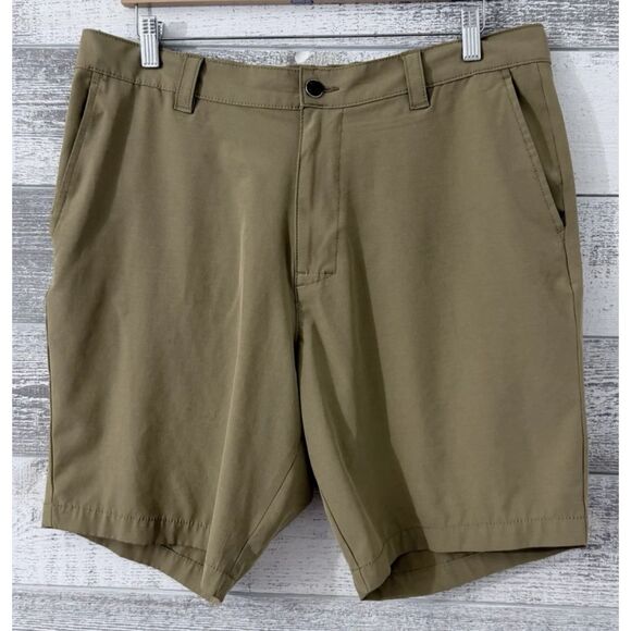 Banana Republic Other - BANANA REPUBLIC Chino Golf Shorts Men's Sz 38 Tan Stretch Pockets 9" Inseam